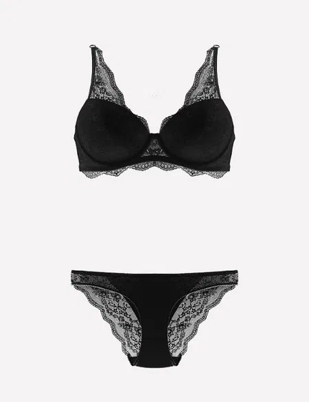 Nurteks Dantelli Şeffaf Sütyen Takım Nurteks 4340 - Görsel 3