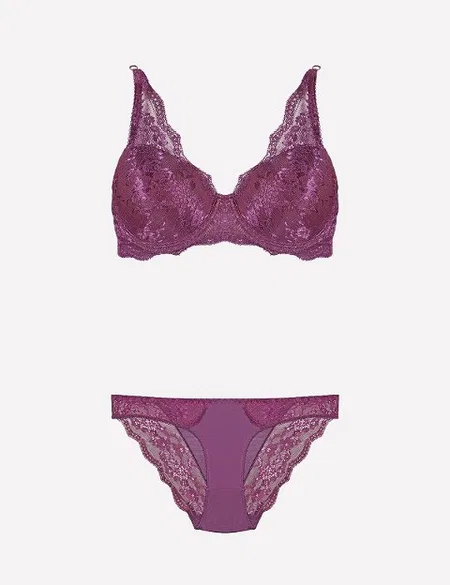 Nurteks Dantelli Şeffaf Sütyen Takım Nurteks 4340 - Görsel 4