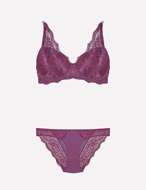 Nurteks Dantelli Şeffaf Sütyen Takım Nurteks 4340 - Görsel 4