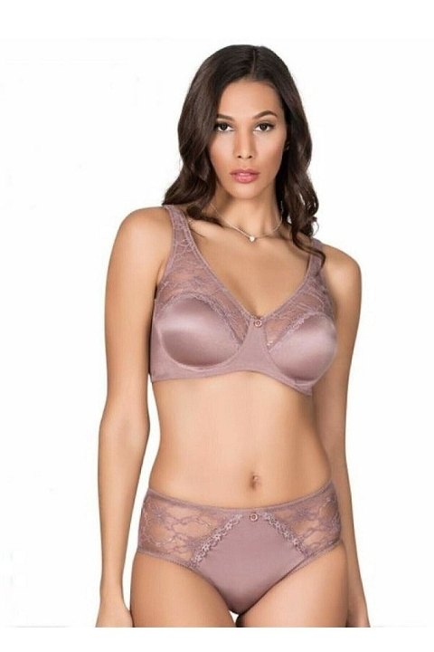 Toparlayıcı Sütyen Takım Siyah Mürdüm Bordo Vizon Pembe Le Jardin 5035 - Vizon Pembe