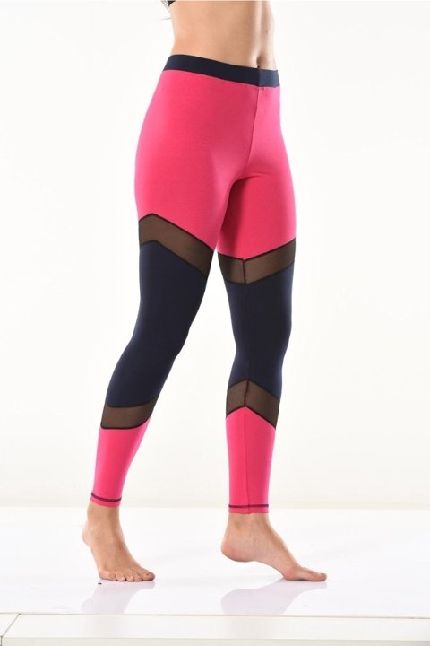 Yüksek Bel Esnek Tayt Fuşya Derya 0581