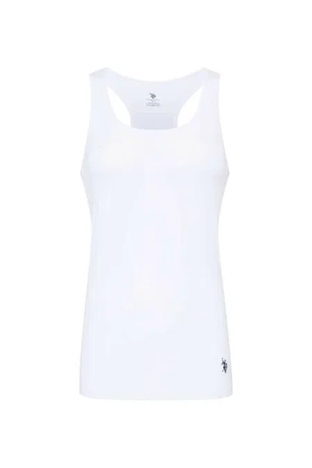 Pamuklu Nefes Alabilen Kadın Sporcu Atlet Us. POLO Assn. 66001 - Beyaz