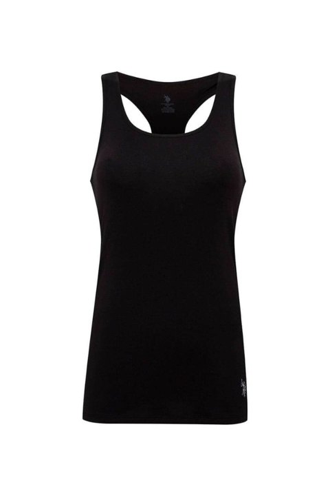 Pamuklu Nefes Alabilen Kadın Sporcu Atlet Us. POLO Assn. 66001 - Siyah