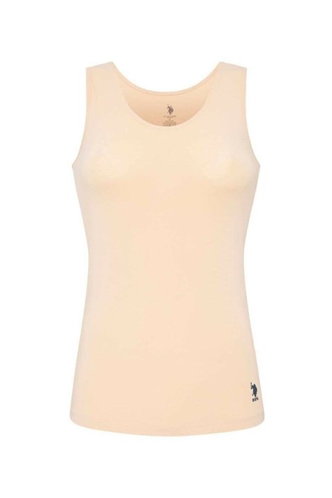 Kalın Askılı Pamuklu Atlet Us. POLO Assn. 66005 - Ten