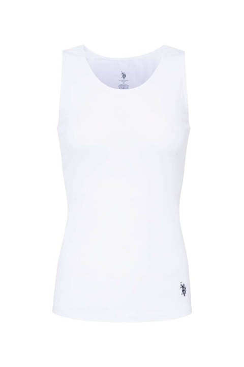 Kalın Askılı Pamuklu Atlet Us. POLO Assn. 66005 - Beyaz