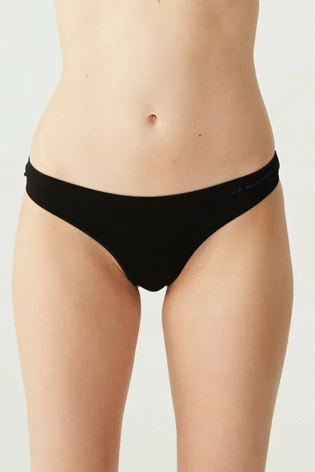 İp Detaylı Minimal String Külot Us. POLO Assn. 67005 - Siyah-Beyaz-Ten-Somon-Kırmızı