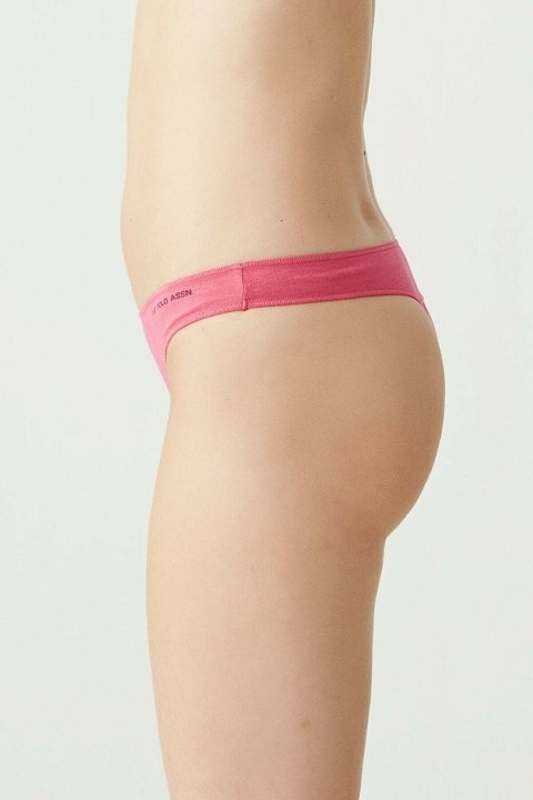 İp Detaylı Minimal String Külot Us. POLO Assn. 67005 - Siyah-Beyaz-Ten-Somon-Kırmızı