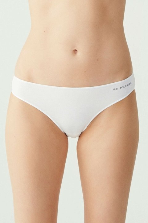 Yüksek Pamuk Oranı Kıl Lastikli Slip Külot Us. POLO Assn. 67006 - Siyah-Beyaz-Ten-Somon-Kırmızı