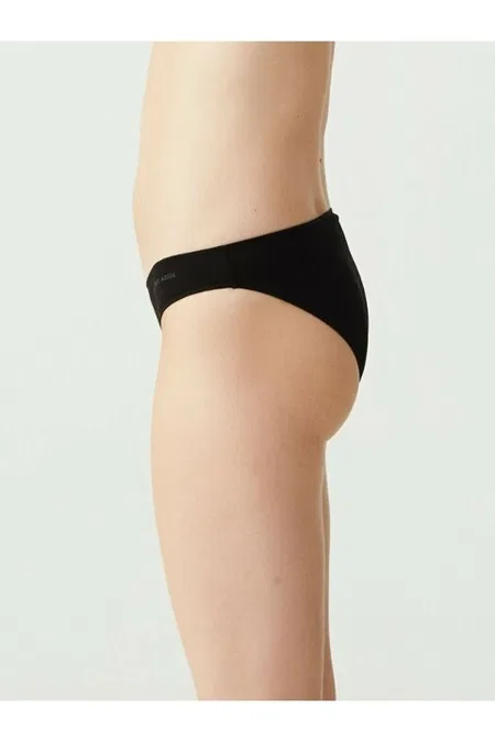 Yüksek Pamuk Oranı Kıl Lastikli Slip Külot Us. POLO Assn. 67006 - Siyah-Beyaz-Ten-Somon-Kırmızı