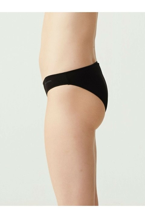 Yüksek Pamuk Oranı Kıl Lastikli Slip Külot Us. POLO Assn. 67006 - Siyah-Beyaz-Ten-Somon-Kırmızı