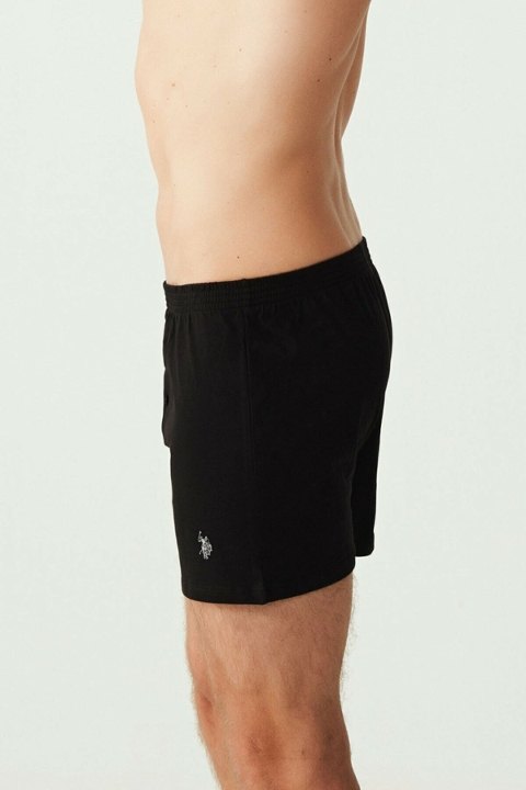 Pamuklu Esnek Bel Boxer Us. POLO Assn. 80054 - Siyah