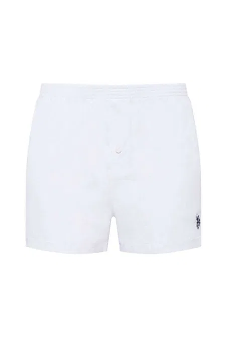 Pamuklu Esnek Bel Boxer Us. POLO Assn. 80054 - Beyaz