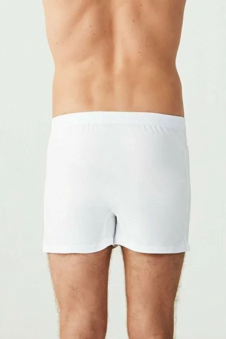 Pamuklu Esnek Bel Boxer Us. POLO Assn. 80054 - Beyaz