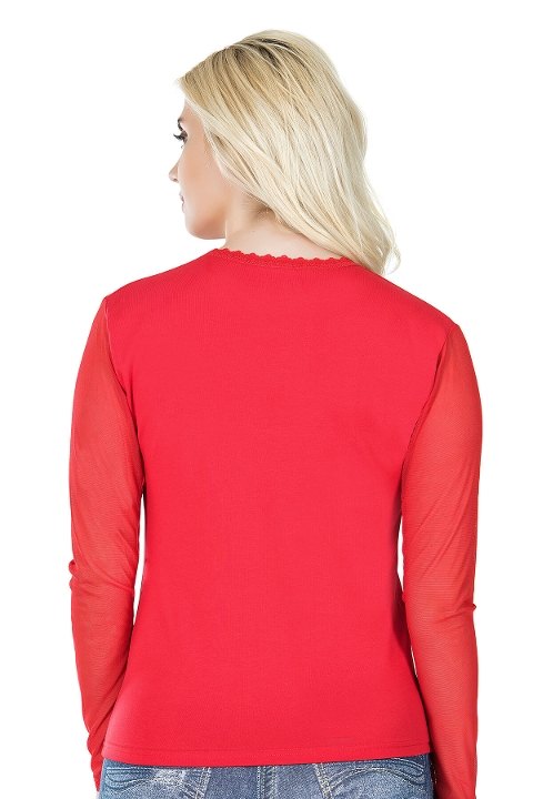 Uzun Kollu Tek Parça Body Çıtçıt Detaylı Derya 293 - 2