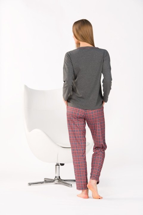 Yeni İnci Esnek Pamuklu Uzun Kollu Pijama Takımı Yeni İnci 1759 - Görsel 2