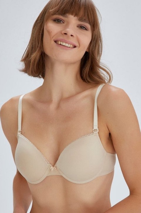 Dantel Detaylı Boş Cup Sütyen Eros 120 - Ten