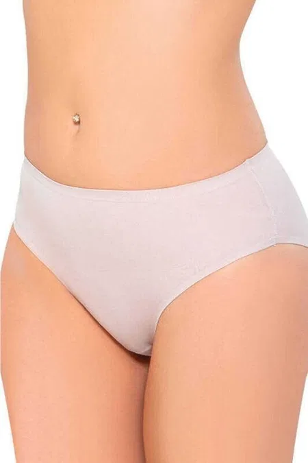 Yüksek Pamuk Oranı Lazer Kesim Slip Külot Emay 2803 - Ten