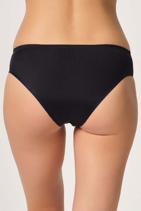 Yüksek Pamuk Oranı Lazer Kesim Slip Külot Emay 2803 - Siyah