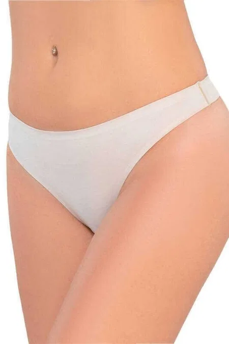 Yapıştırma Lazer Kesim String Külot Emay 2802 - Ten