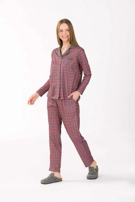 Yeni İnci Viskon 2'li Kadın Pijama Takımı Yeni İnci 1760