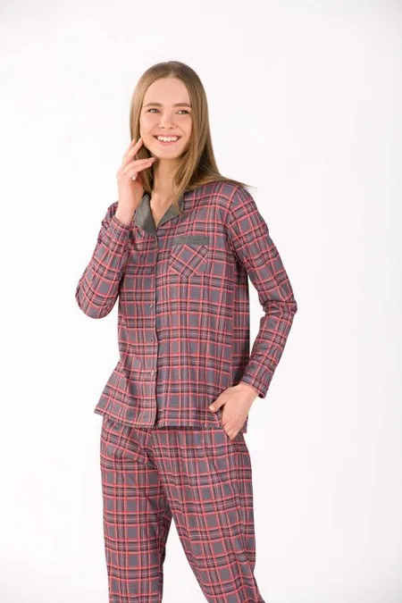 Yeni İnci Viskon 2'li Kadın Pijama Takımı Yeni İnci 1760 - Görsel 2