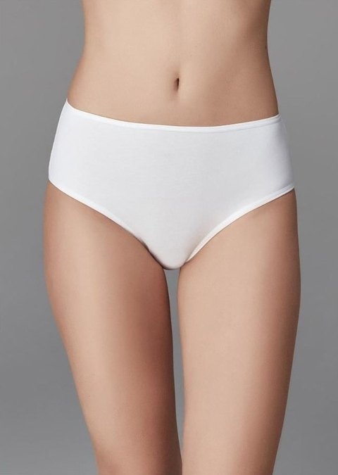 Yüksek Bel 3'lü Slip Külot Siyah Beyaz Ten Eros 710 - Beyaz-Siyah-Ten