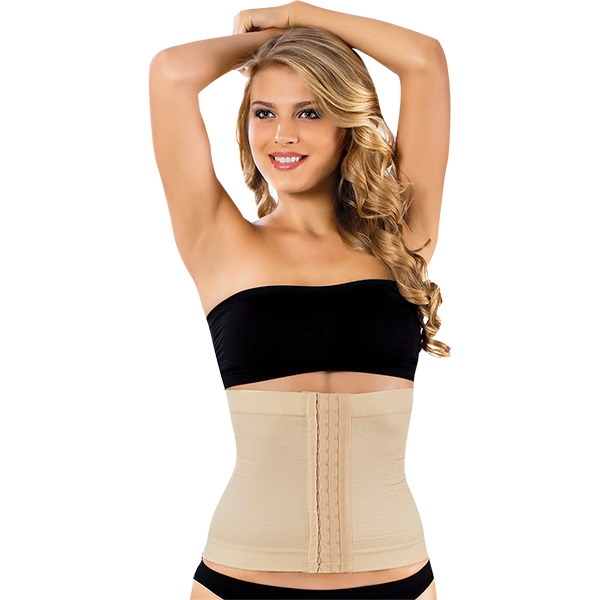 Agraflı Yüksek Bel Korse Omuz Askılı Form Time 2040 - Ten