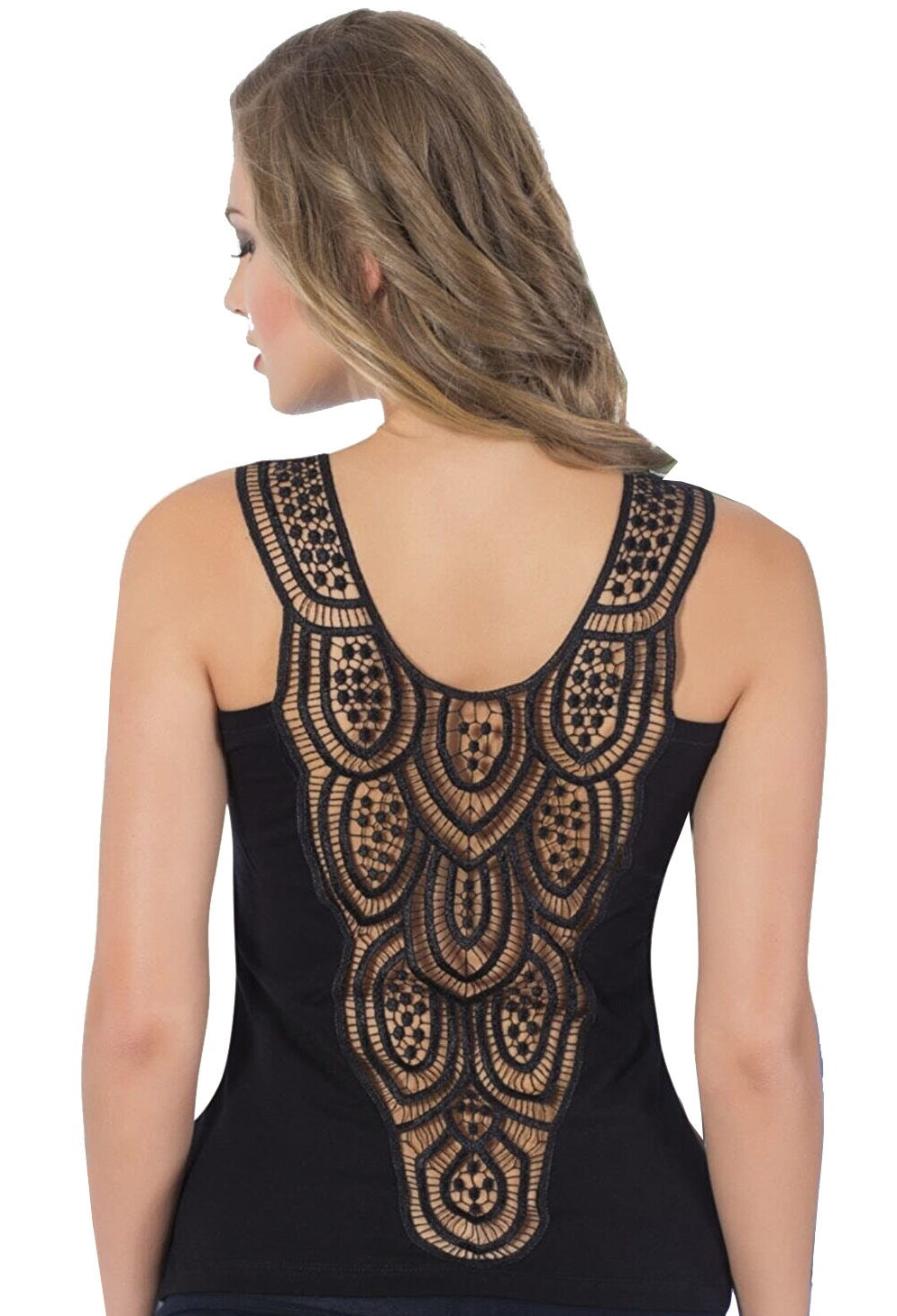 HMD Pamuklu Dantelli Kadın Atlet HMD 2456