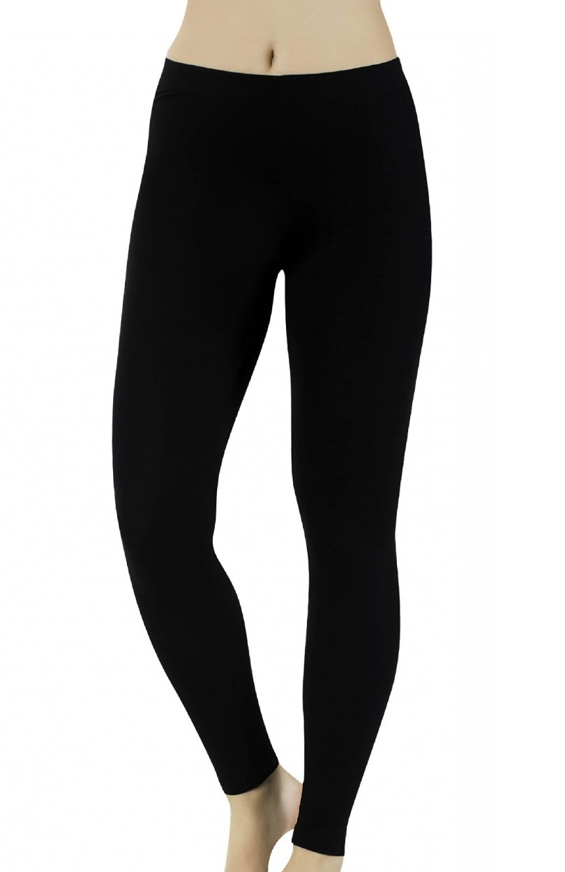 Likralı Siyah Yüksek Bel Tayt HMD 4026 - Siyah