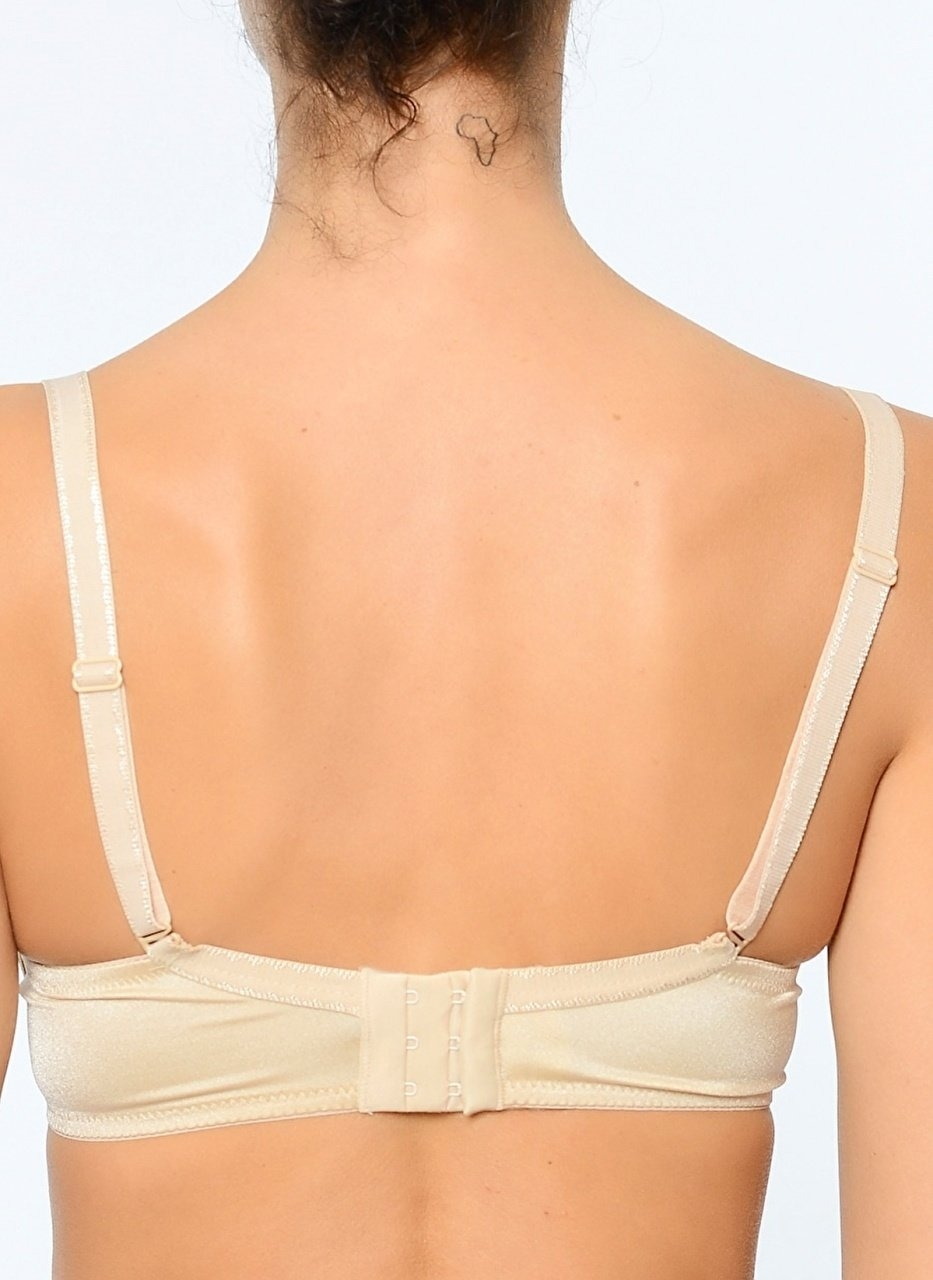 Dantel Detaylı Şeffaf Sütyen Orkide 8150 - Ten