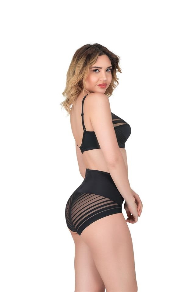 Full Cup Destekli Toparlayıcı Sütyen Emay 183 - Siyah