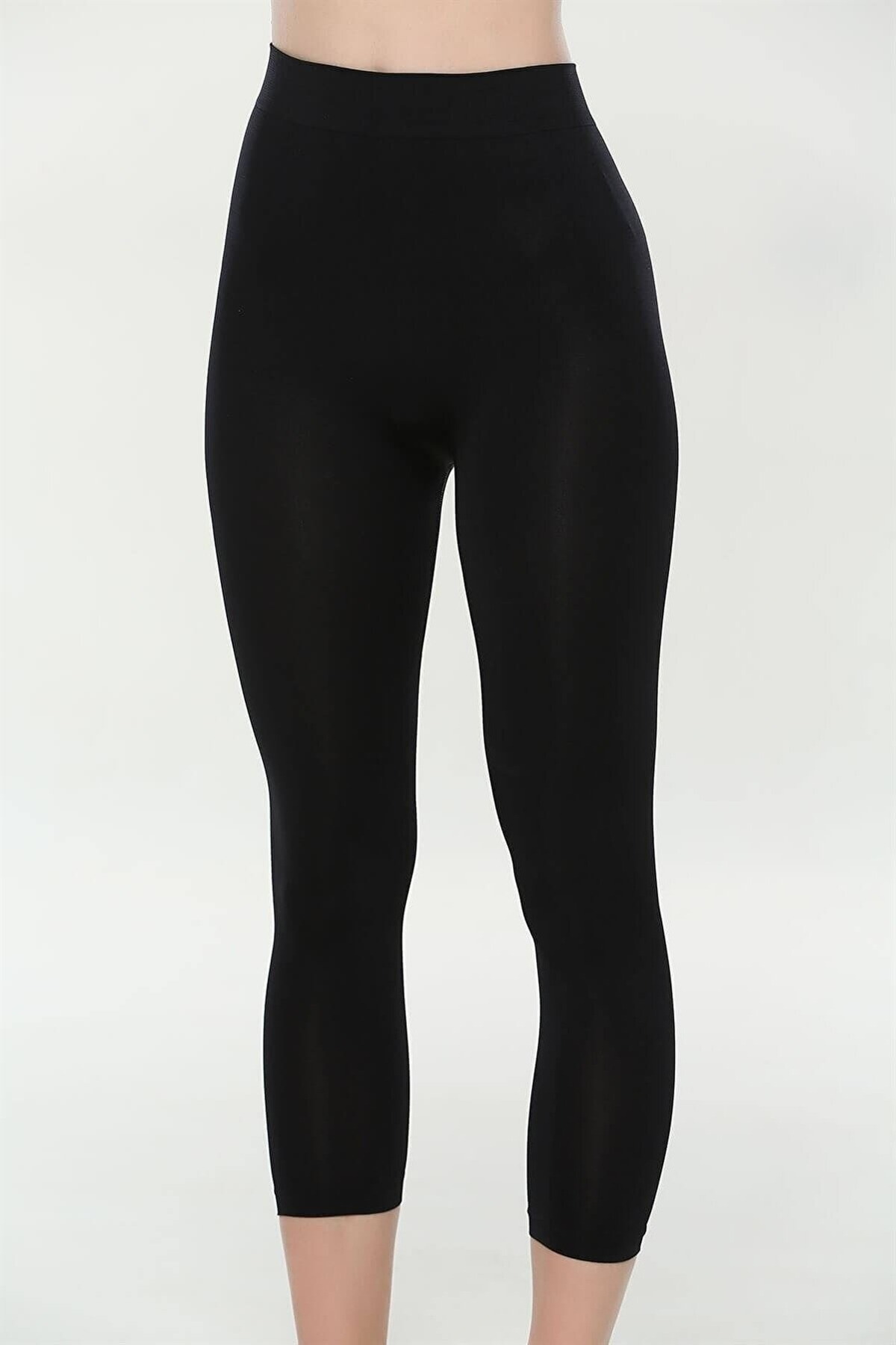 Yüksek Bel Dikişsiz Maxi Tayt Elite Life 412 - Siyah