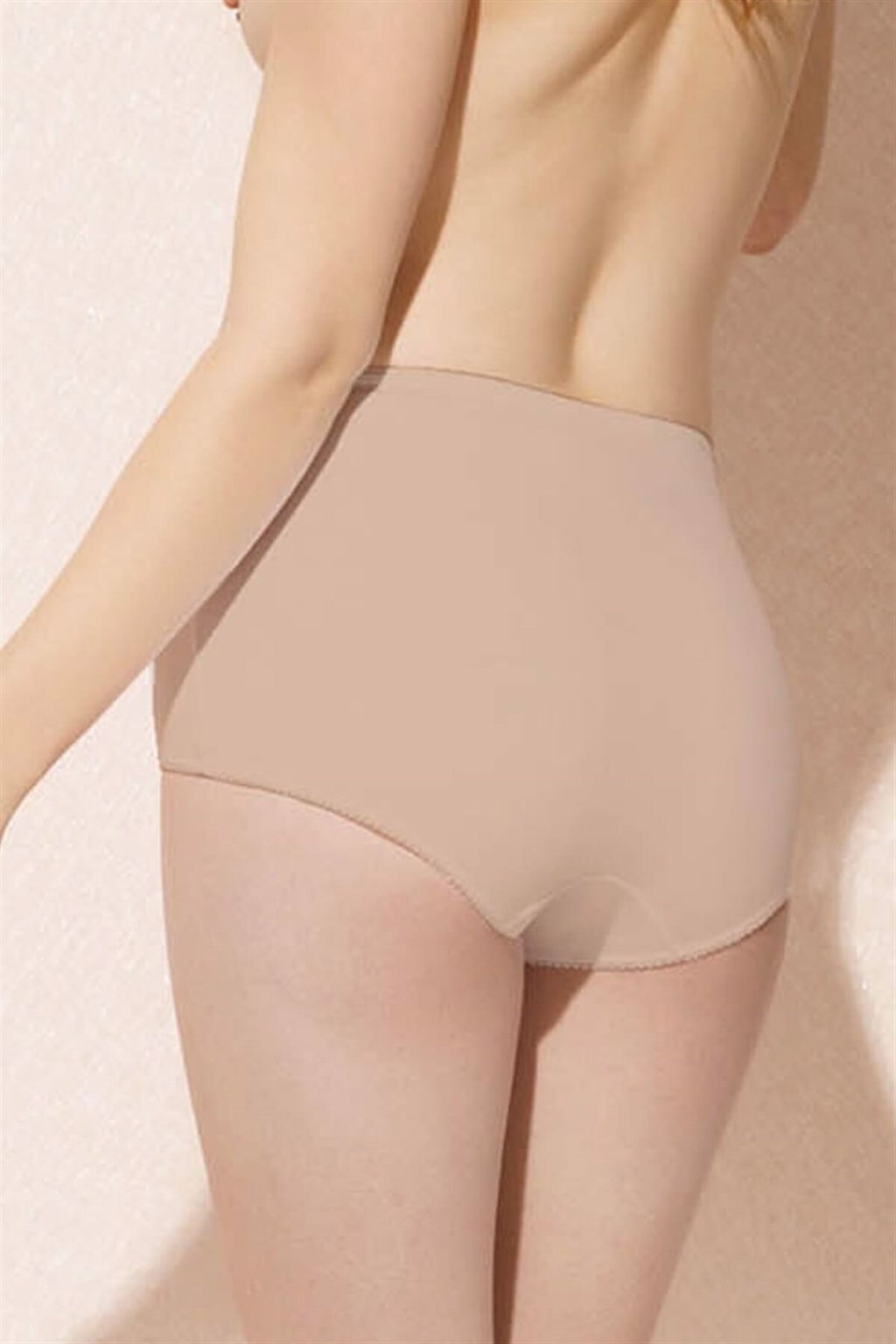 Büyük Beden Yüksek Bel Modal Slip Külot Doreanse 7161 - Ten