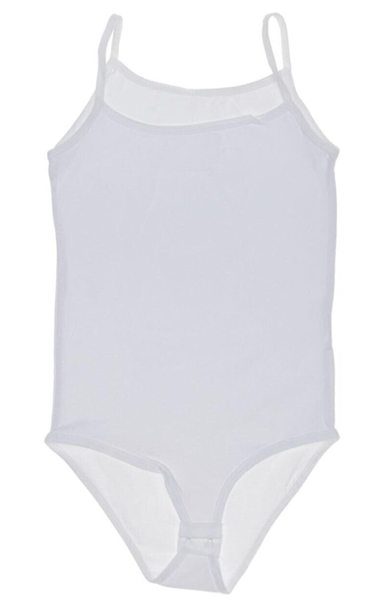 Pamuklu Dikişsiz İp Askılı Body 3 Adet Dono 3310 - Beyaz