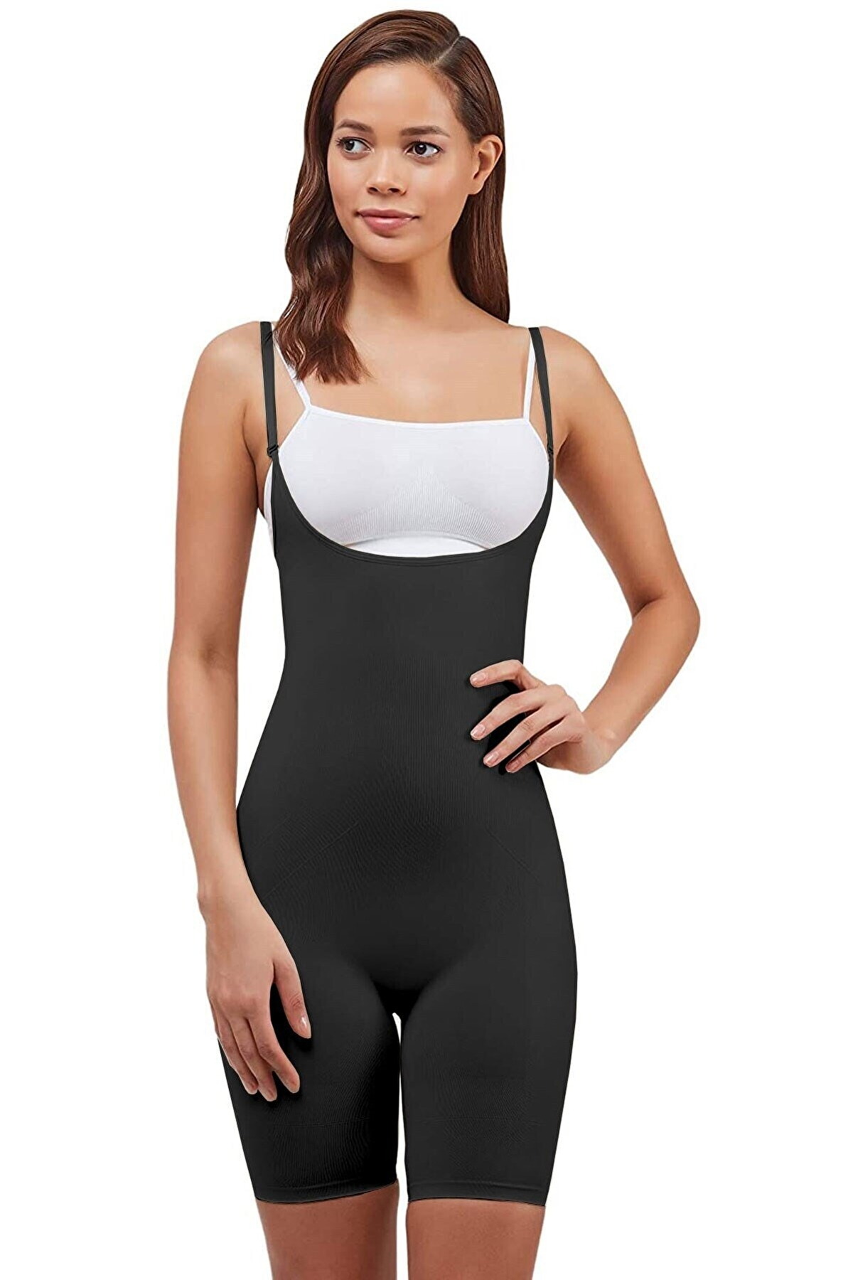 Yüksek Bel Dikişsiz Toparlayıcı Korse Elite Life 895 - Siyah