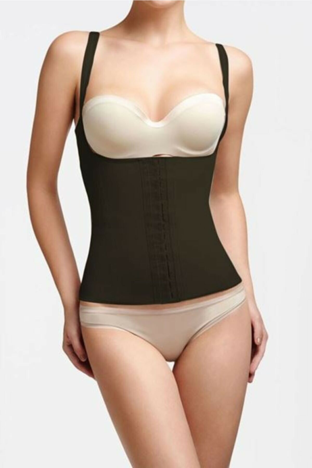 Kademeli Kompresyonlu Agraflı Korse Elite Life 975 - Siyah