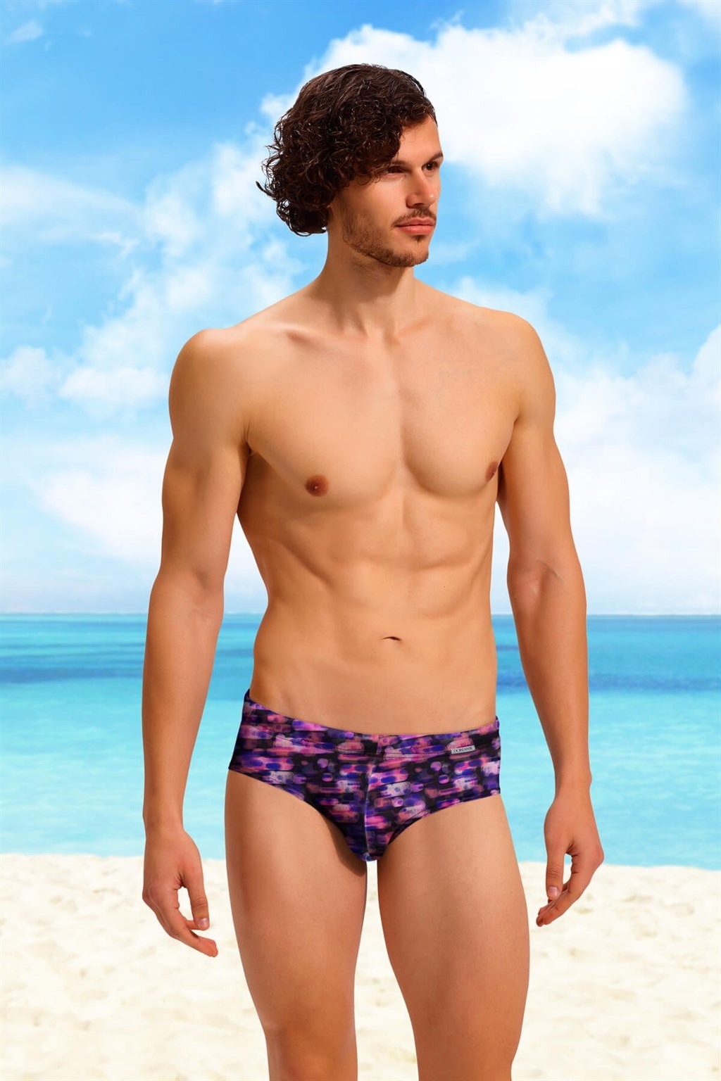 Polyamid Elastan Erkek Slip Mayo Doreanse 3809 - Nightlife