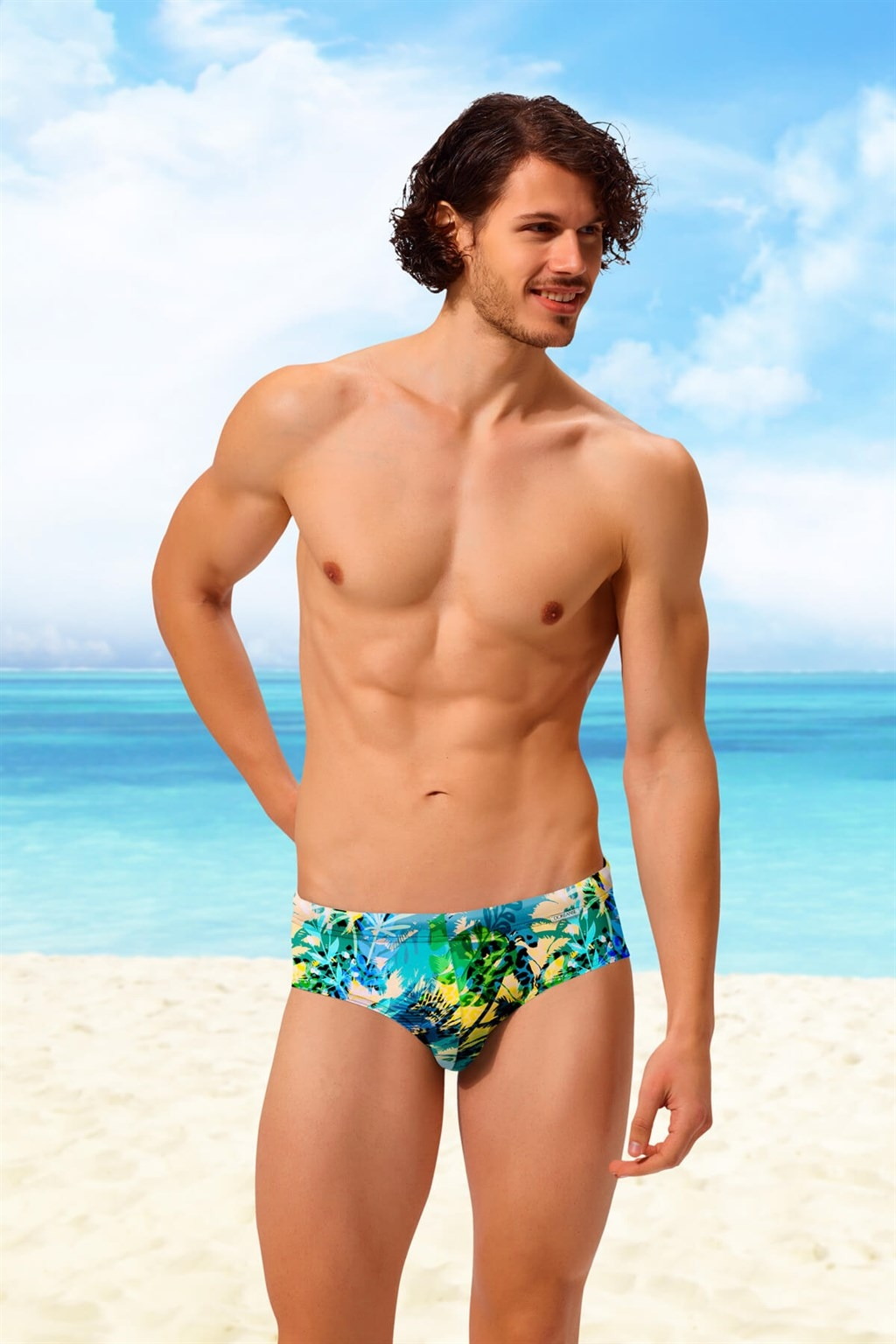 Polyamid Elastan Erkek Slip Mayo Doreanse 3809 - Africa