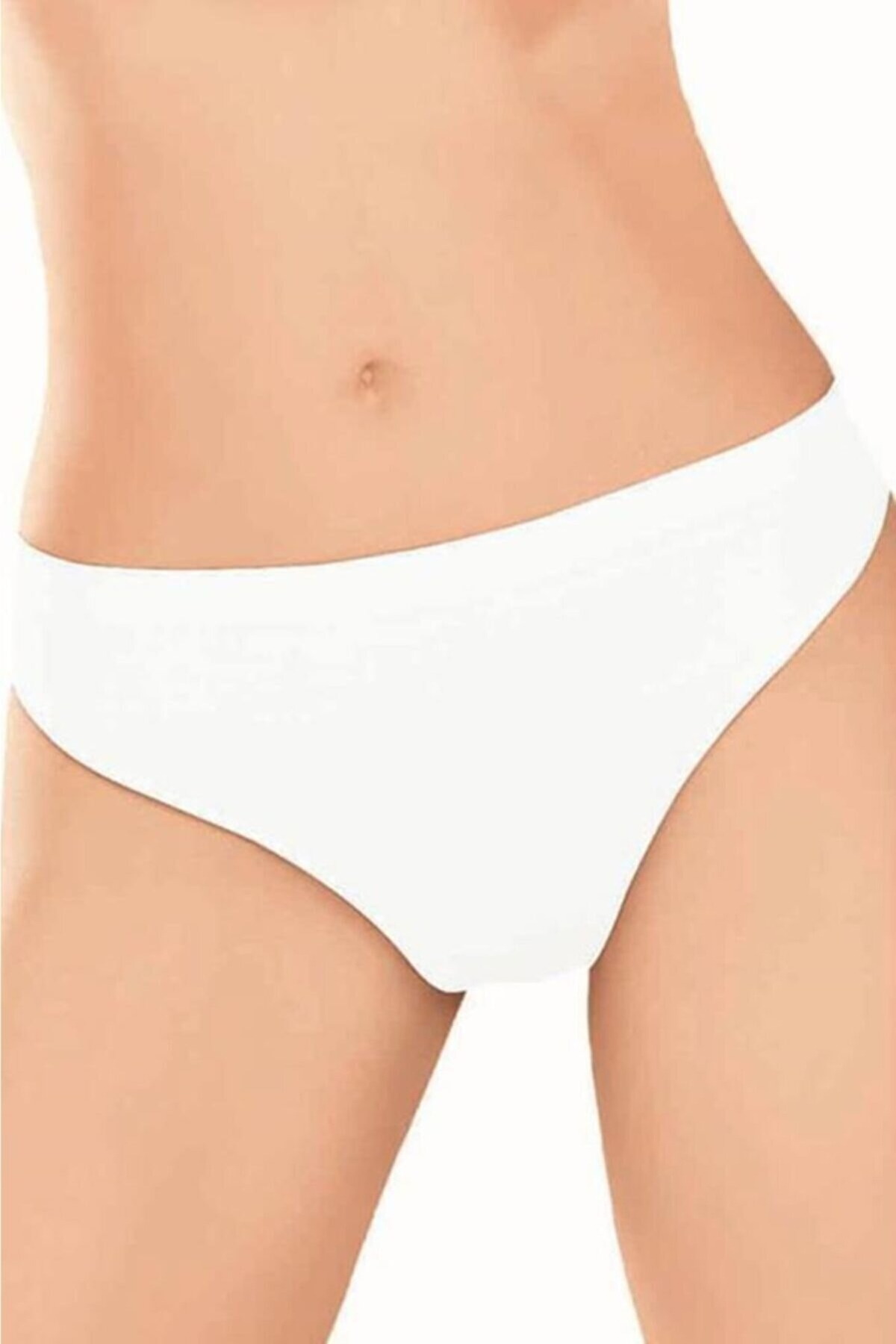 Pamuklu Hijyenik Slip Külot Elite Life 810 - Beyaz