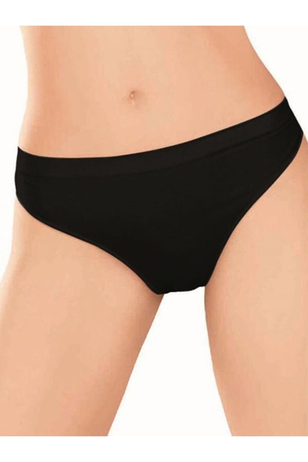 Pamuklu Hijyenik Slip Külot Elite Life 810 - Siyah