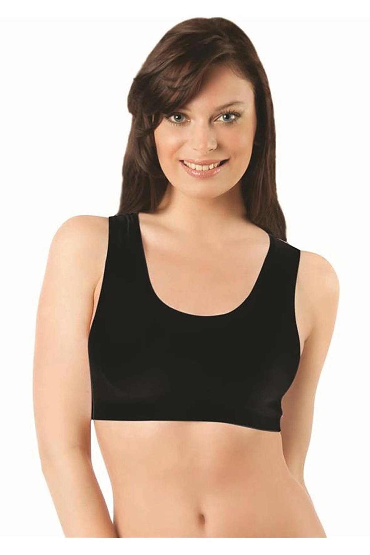 Dört Yönlü Esnek Destekli Sporcu Büstiyeri Elite Life 777 - Siyah