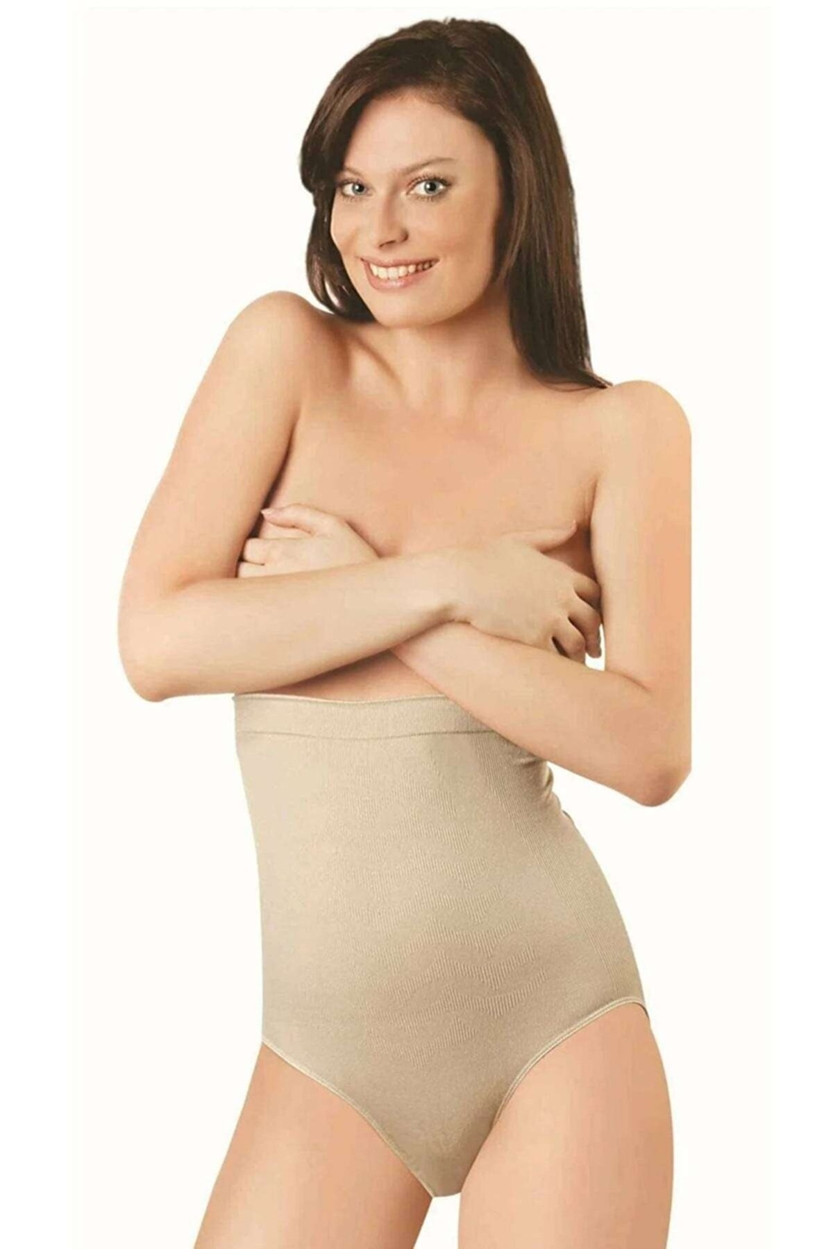 Dikişsiz Şekillendirici Slip Korse Elite Life 890 - Ten