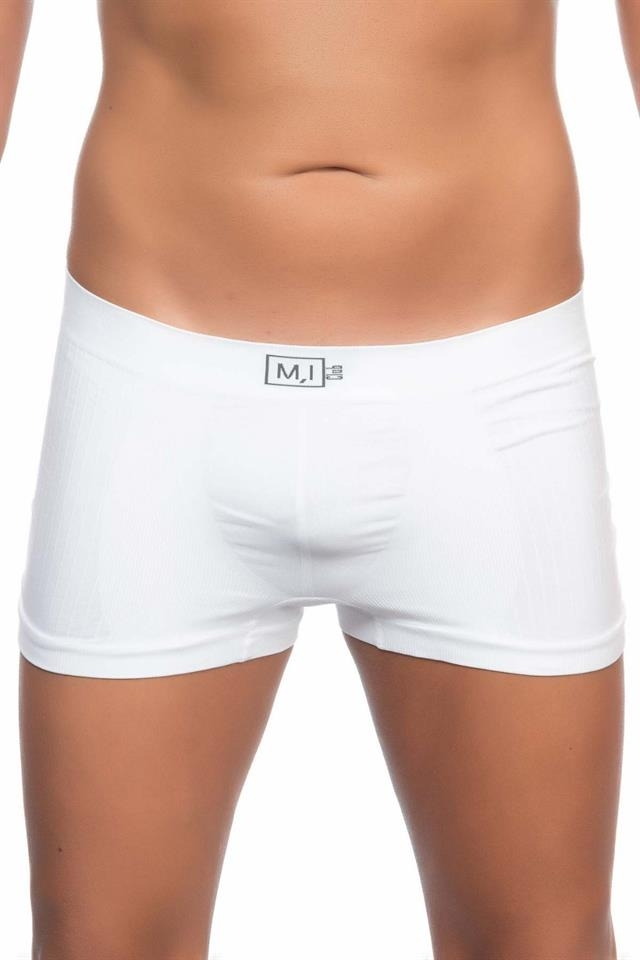 Pamuklu Esnek Bel Lastiği Boxer Emay 2102 - Beyaz