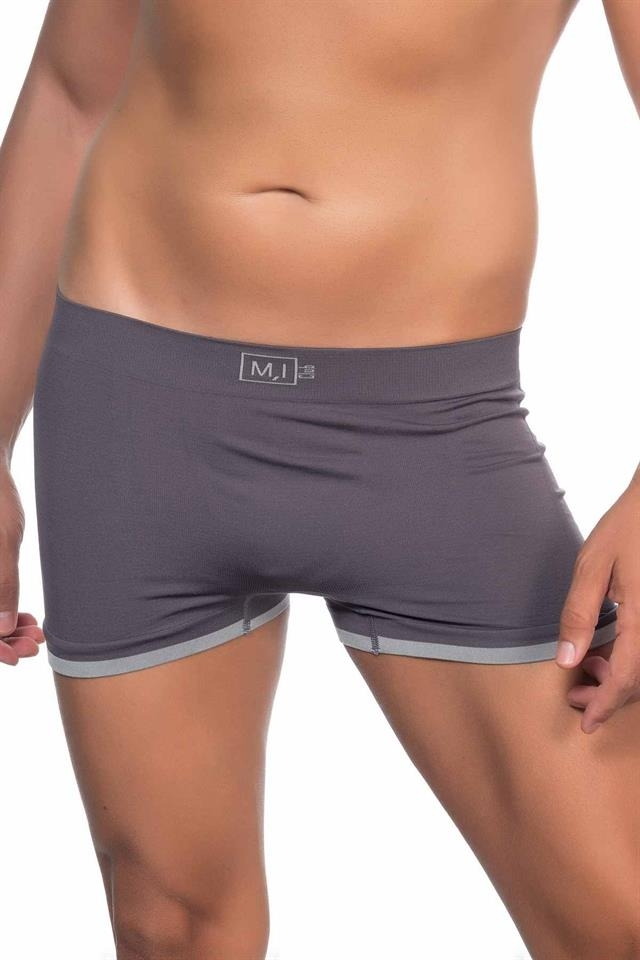 Pamuklu Esnek Bel Boxer Emay 2104 - Antrasit