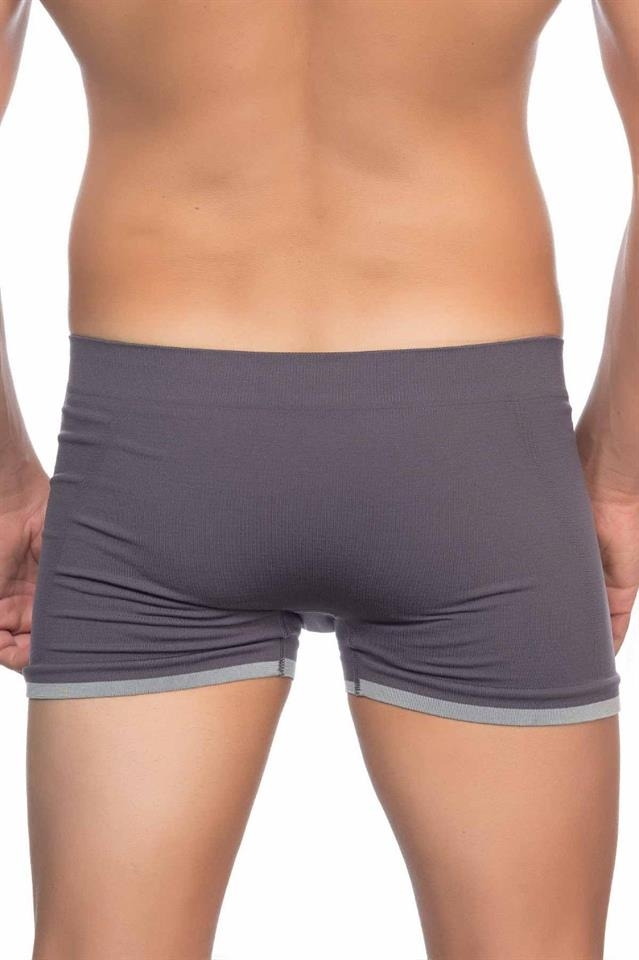 Pamuklu Esnek Bel Boxer Emay 2104 - Antrasit
