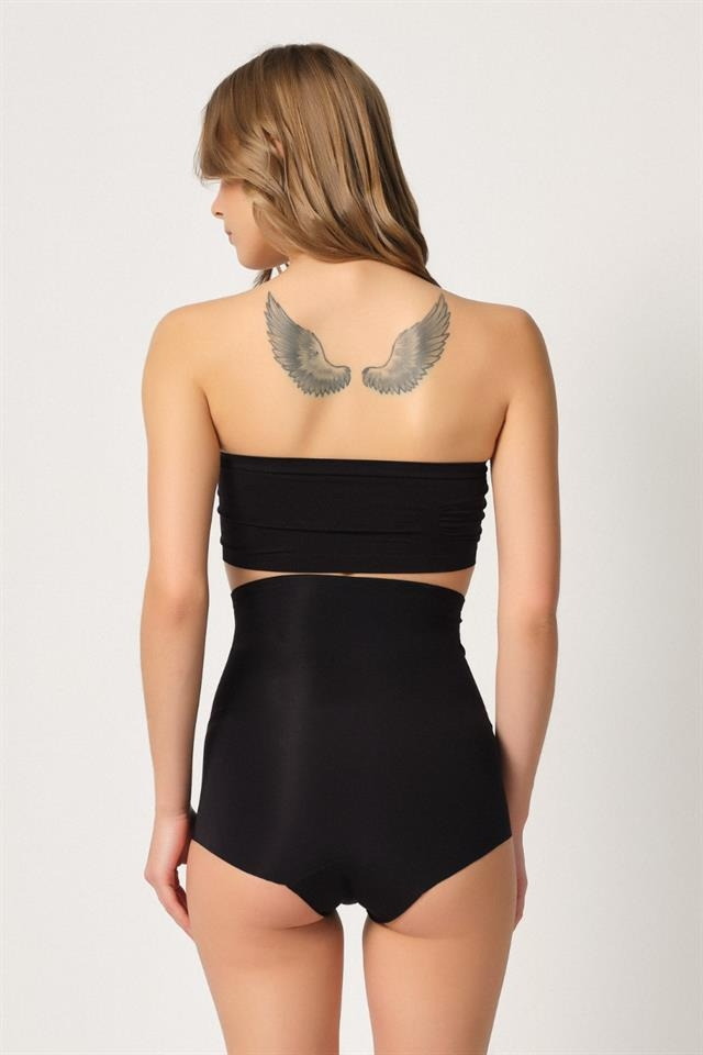 Karın Toparlayıcı Destekli Slip Korse Emay 2920 - Siyah