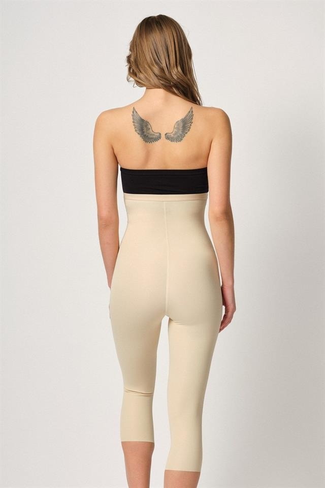 Dikişsiz Kademeli Kompresyon Tayt Korse Emay 2868 - Ten