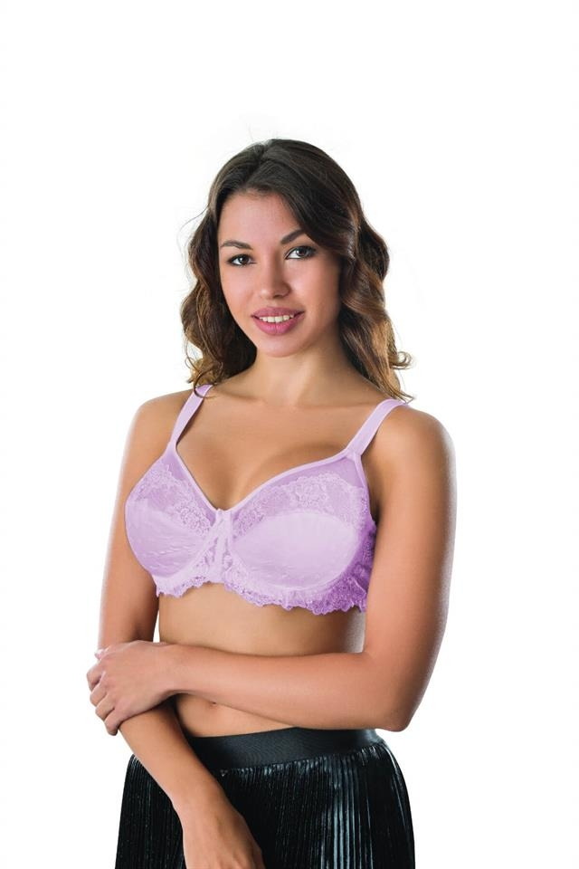 Full Cup Balenli Toparlayıcı Sütyen Emay 170 - Lila