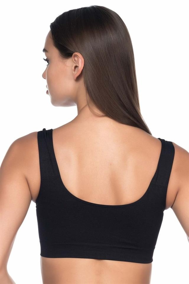 Dikişsiz Tam Kap Toparlayıcı Sütyen Emay 4015 - Siyah