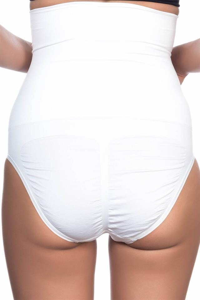 Dikişsiz Kompresyonlu Toparlayıcı Korse Emay 2009 - Beyaz